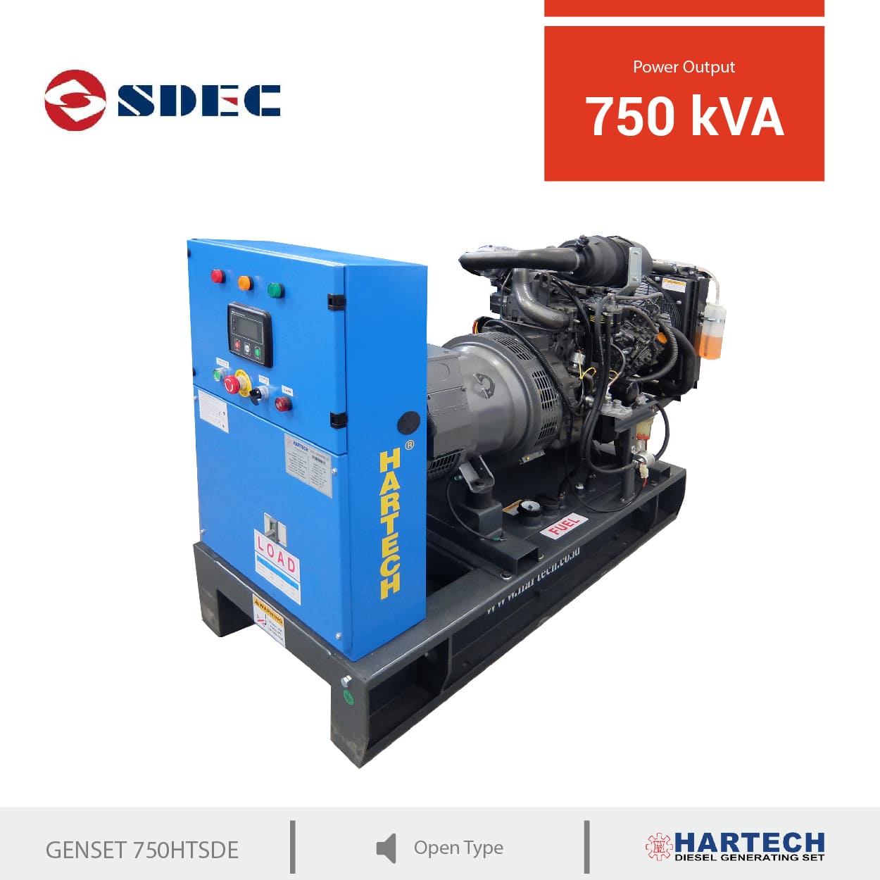 SDE 750 KVA Open Type (HT750SDE)